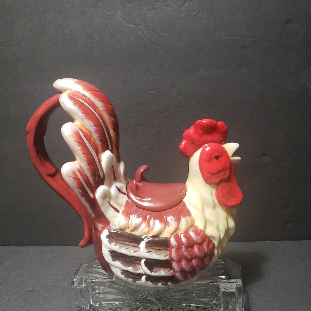 APPLETREE DESIGN Teapot (Rooster) A Day in the Country